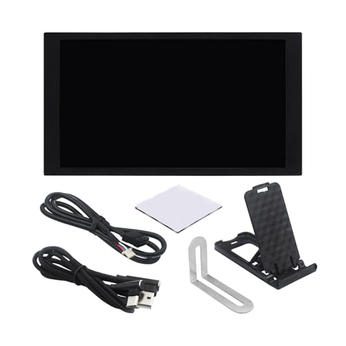 Qsvbeeqj 5.2 インチ USB タイプ C ディスプレイセカンダリ LCD コンピュータ CPU GPU PC スクリーン LCD モニタ電源 PC ケースセカンダリモニタ