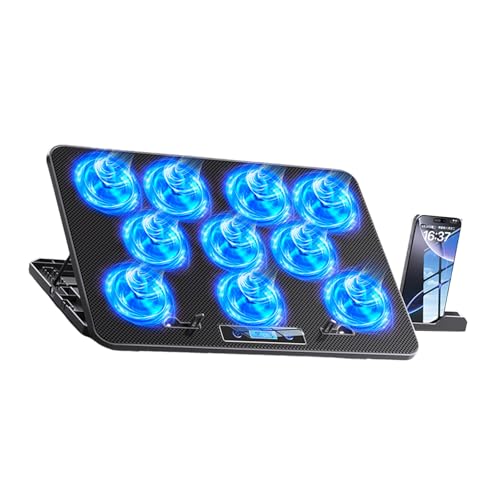 Bbajszx 角度を付けたゲーミング ノートパソコン冷却システムは、RGB イルミネーションを内蔵し、拡張された高速ノートパソコン クーラーの放熱を強化します。