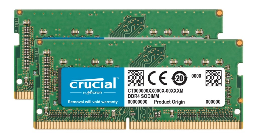 crucial CT2K16G4S266M [SODIMM DDR4 PC4 21300 16GB Mac] 2枚