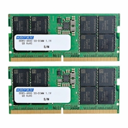 ADTEC ADS4800N H16GW [SODIMM DDR5 PC5 38400 16GB ] 2枚