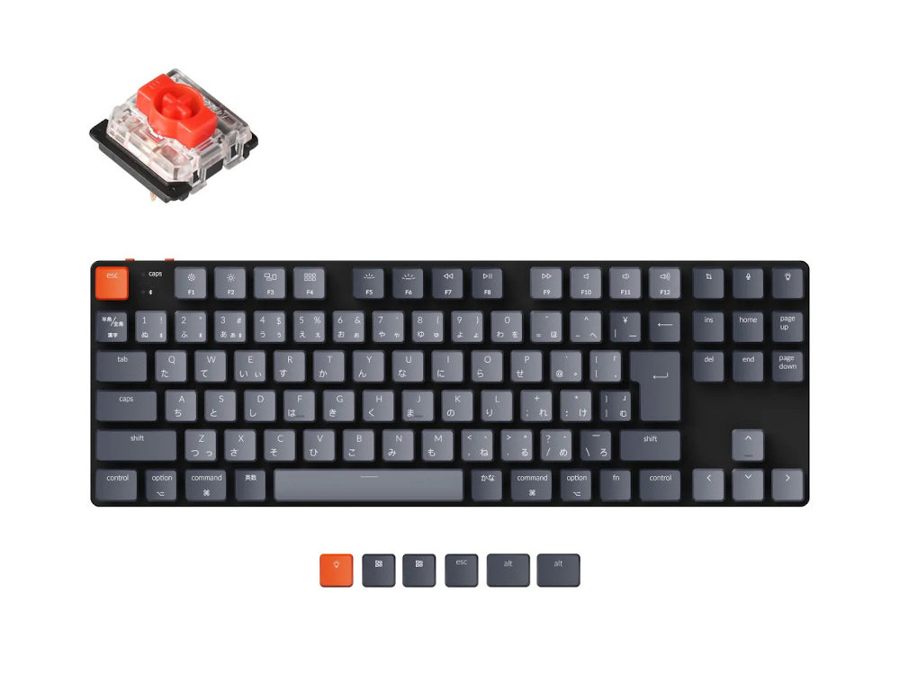K1 SE Wireless Mechanical Keyboard White LED K1SE-A1-JIS 赤軸