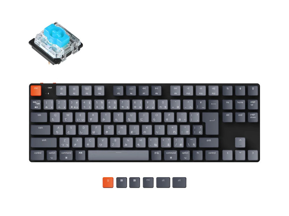 K1 SE Wireless Mechanical Keyboard White LED K1SE-A2-JIS 青軸