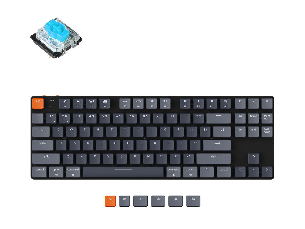 K1 SE Wireless Mechanical Keyboard ホットスワップモデル RGB K1SE-H2-US 青軸