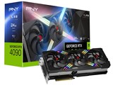 PNY GeForce RTX 4090 24GB XLR8 ゲーミング VERTO EPIC-X RGB オーバークロック トリプルファン VCG409024TFXXPB1-O 