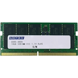 ADTEC ADS4800N E16GSBW [SODIMM DDR5 PC5 38400 16GB ECC] 2枚