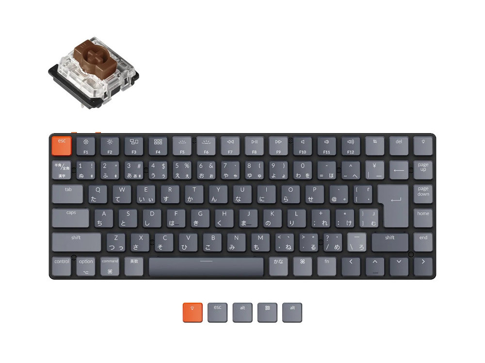 K3 Wireless Mechanical Keyboard V2 RGB K3-B3-JIS 茶軸