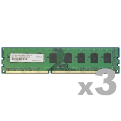 ADTEC ADS10600D 4G3 [DDR3 PC3 10600 4GB ] 3枚