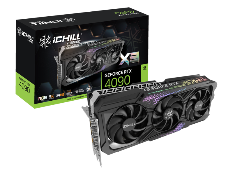 Inno3D GeForce RTX 4090 ICHILL X3 C40903-246XX-1833VA47 
