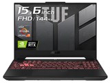 TUF Gaming A15 FA507RE FA507RE-R76R3050T [メカグレー] 　 7 6800H 3050Ti + 680M 