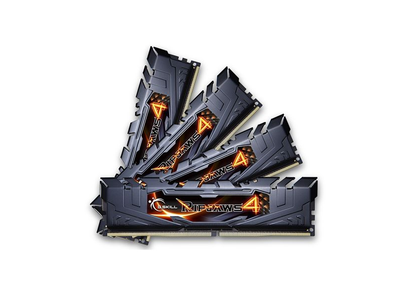 G.Skill F4 2400C15Q 32GRK [DDR4 PC4 19200 8GB ] 4枚