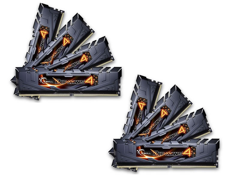 G.Skill F4 2400C15Q2 64GRK [DDR4 PC4 19200 8GB ] 8枚