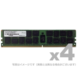 ADTEC ADS2666D R32GD4 [DDR4 PC4 21300 32GB ECC Registered] 4枚