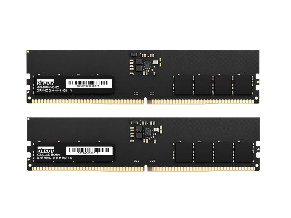 ESSENCORE KLEVV KD5AGUA80 56G460D [DDR5 PC5 44800 16GB ] 2枚