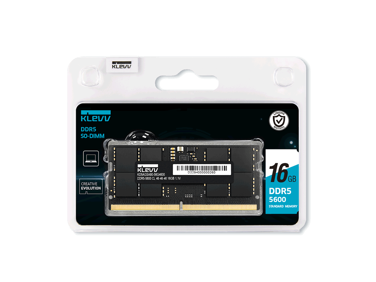 ESSENCORE KLEVV KD5AGSA80 56G460A [SODIMM DDR5 PC5 44800 16GB] 
