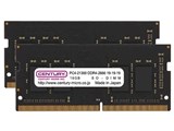 CENTURY MICRO CB16GX2 SOD4U2666H [SODIMM DDR4 PC4 21300 16GB ] 2枚