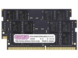 CENTURY MICRO CB32GX2 SOD4U2933 [SODIMM DDR4 PC4 23400 32GB ] 2枚