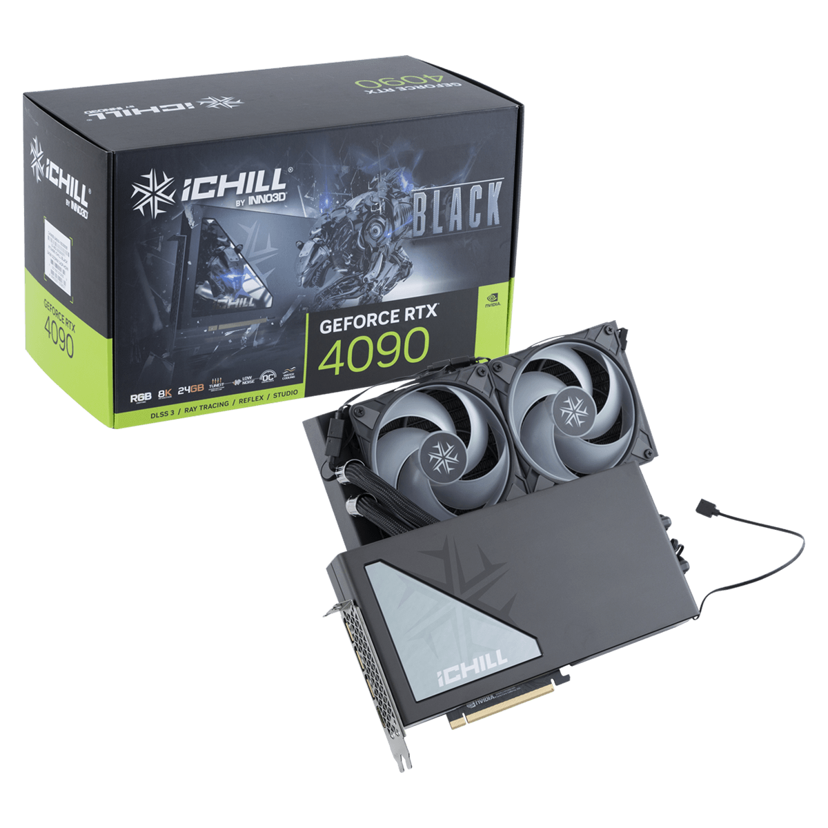 Inno3D GeForce RTX 4090 ICHILL BLACK C4090B-246XX-18330005 