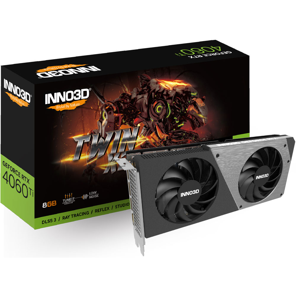 Inno3D GeForce RTX 4060 Ti 8GB TWIN X2 N406T2-08D6-171153N 
