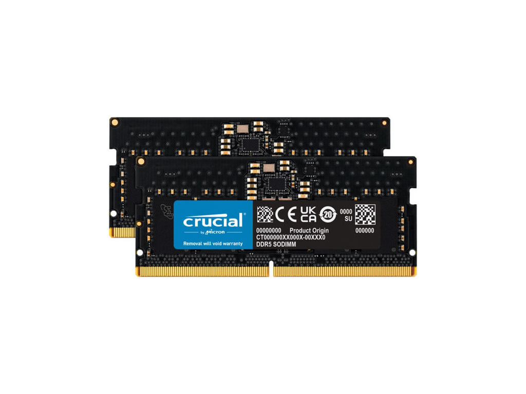 crucial CT2K32G52C42S5 [SODIMM DDR5 PC5 41600 32GB ] 2枚