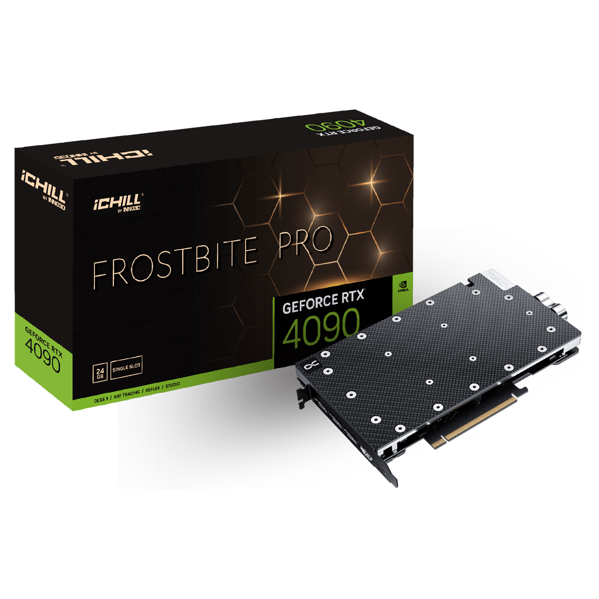 Inno3D GeForce RTX 4090 ICHILL FROSTBITE PRO C4090-246X-1833FBP 