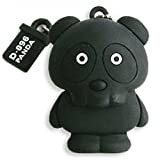 D-096 PANDA USB MEMORY D-096-P-02BK [2GB 黒]
