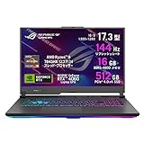 ROG Strix G17 G713PV G713PV-R98R4060 [エクリプスグレー] Amazon限定モデル 　 9 7845HX 4060 + 610M 