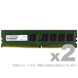 ADTEC ADS2133D 16GW [DDR4 PC4 17000 16GB ] 2枚