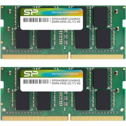 Silicon Power SP008GBSFU240N22 [SODIMM DDR4 PC4 19200 4GB ] 2枚