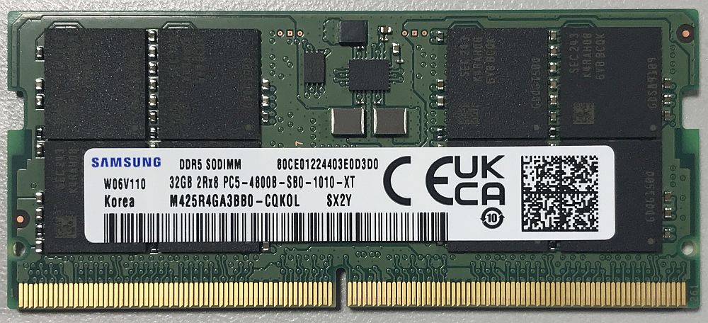 サムスン M425R4GA3BB0 CQK [SODIMM DDR5 PC5 38400 32GB] 
