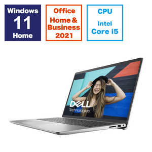 Inspiron 15 3520 NI345-EHHBSC [プラチナシルバー] 　 15.6型 Microsoft Office Home and Business 2021 