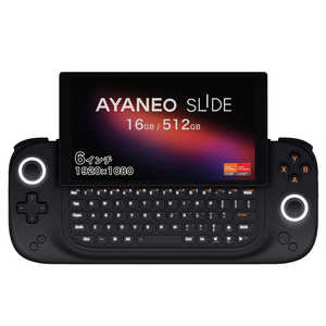 AYANEO SLIDE AYASL-B1605R [ブライトブラック] 　 6型 Office無し 