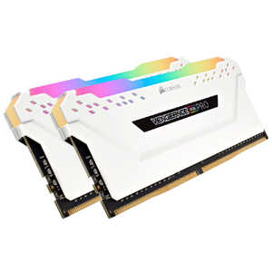 Corsair CMW16GX4M2A2666C16W [DDR4 PC4 21300 8GB ] 2枚