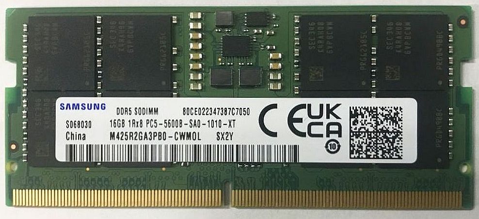 サムスン M425R2GA3PB0 CWM [SODIMM DDR5 PC5 44800 16GB] 