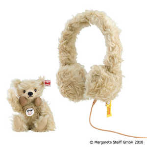 STEIFF TEDDY BEAR MOHAIR HEADPHONES
