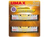 UMAX UM DDR4D 3000 16GBHS [DDR4 PC4 24000 8GB ] 2枚