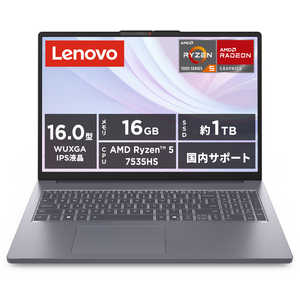 IdeaPad Slim 3 Gen 10 83K8007DJP [Luna Grey] 　 16型 