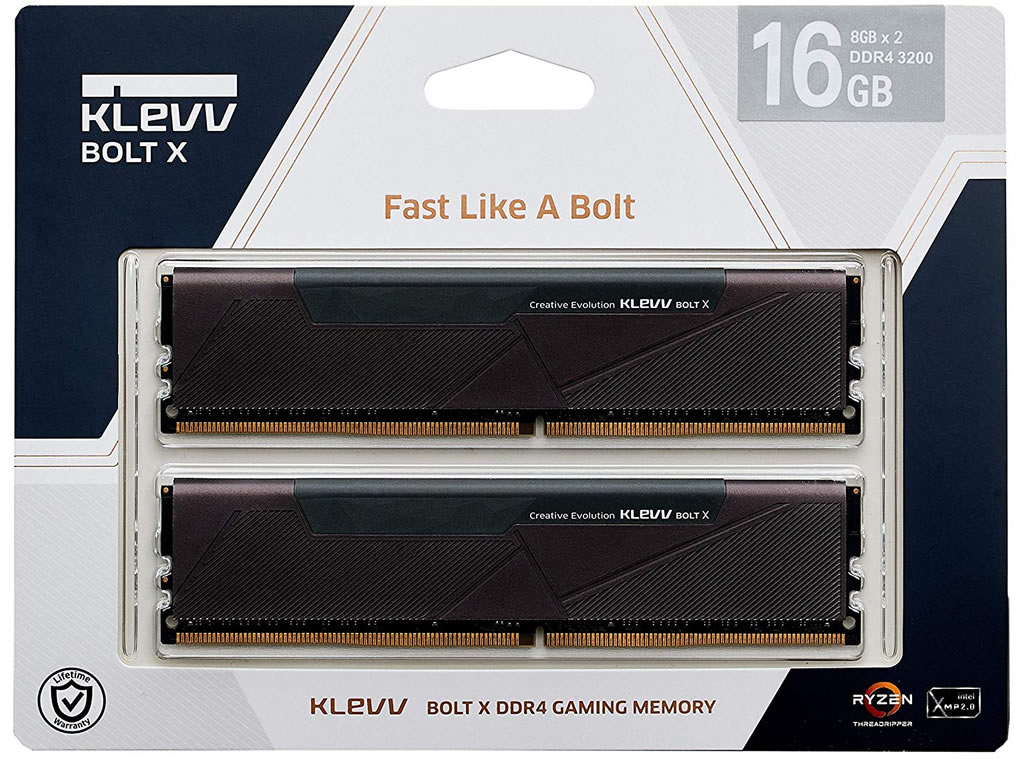 ESSENCORE KLEVV KD48GU880 32A160U [DDR4 PC4 25600 8GB ] 2枚