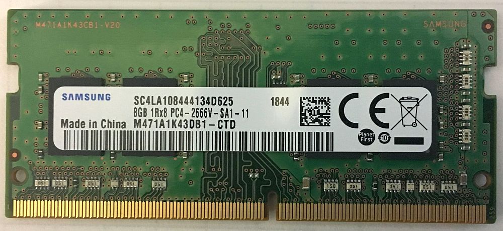 サムスン M471A1K43CB1 CTD [SODIMM DDR4 PC4 21300 8GB] 